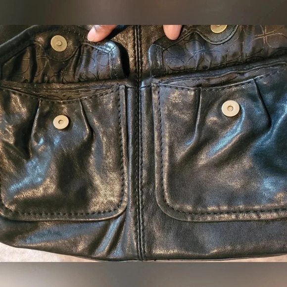 FOSSIL Large Long Live Vintage Modern Cargo leather shoulder crossbody bag purse - Picture 2 of 16